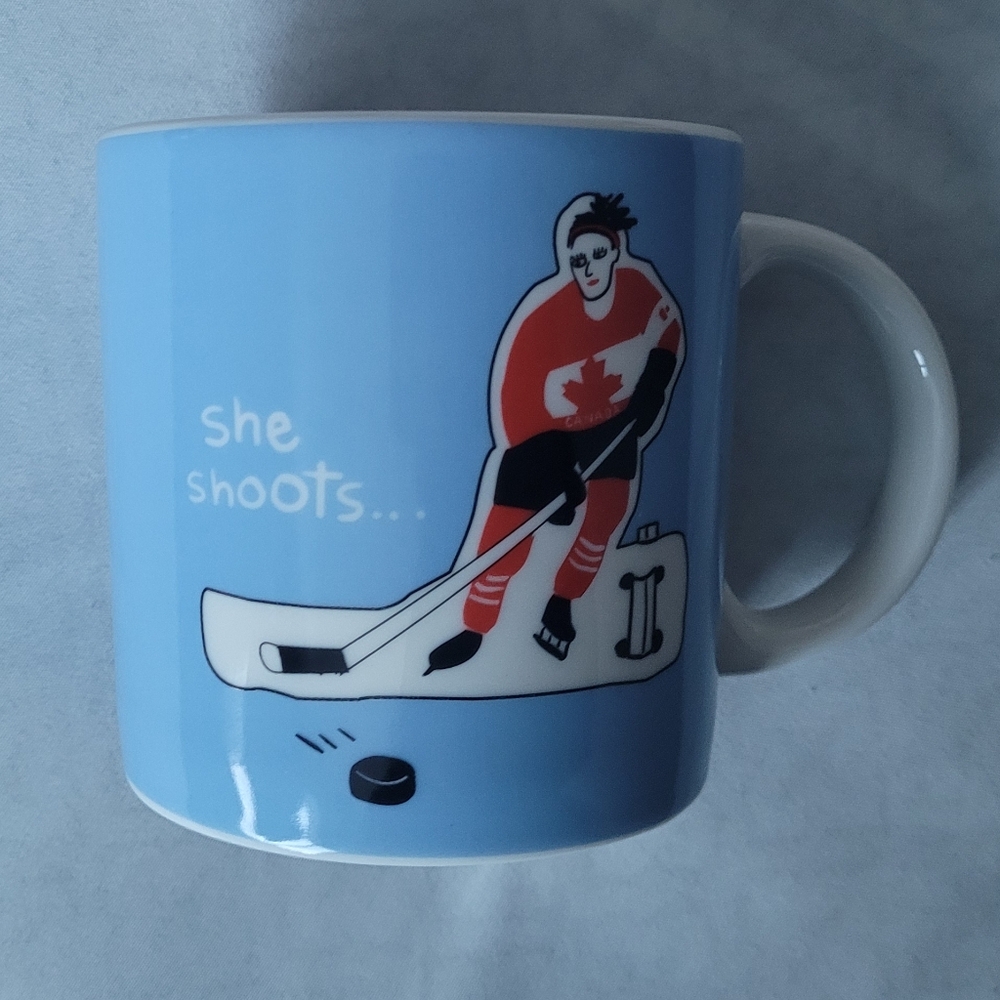 She Shoots She Scores Canada Collectable Hockey Mug